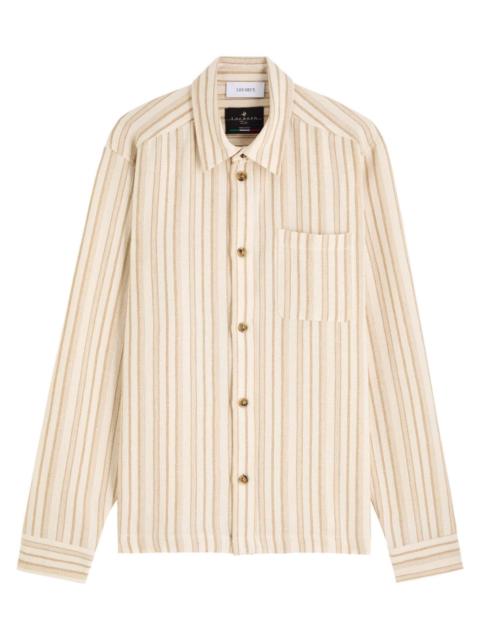 Les Deux Les Deux Shane Stripe Cotton-blend Shirt