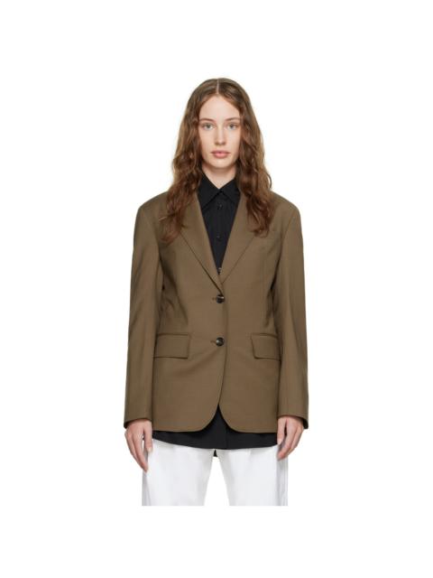 ARCH THE Brown Single-Breasted Blazer