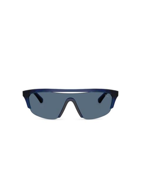 Burberry shield-frame sunglasses