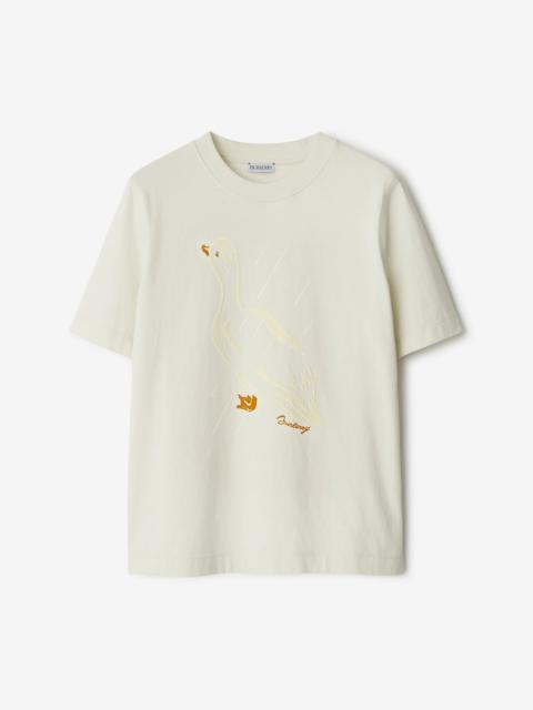 Burberry Duck cotton T-shirt | farfetch | REVERSIBLE