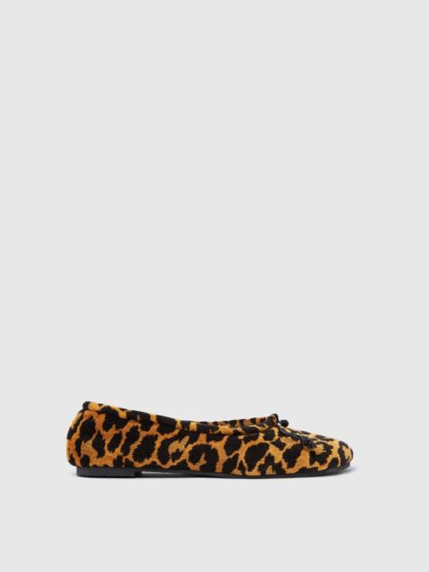 Stella McCartney Ryder Leopard Ballet Flats