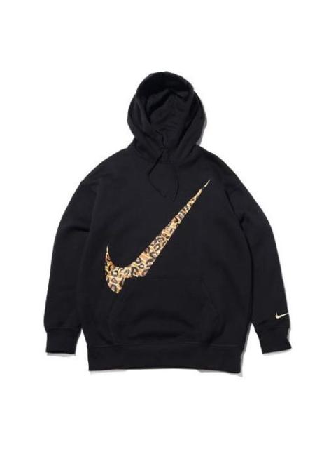 Nike (WMNS) Nike As W Nsw Animal Swsh Os Leopard print Logo 'Black' CQ8025-010