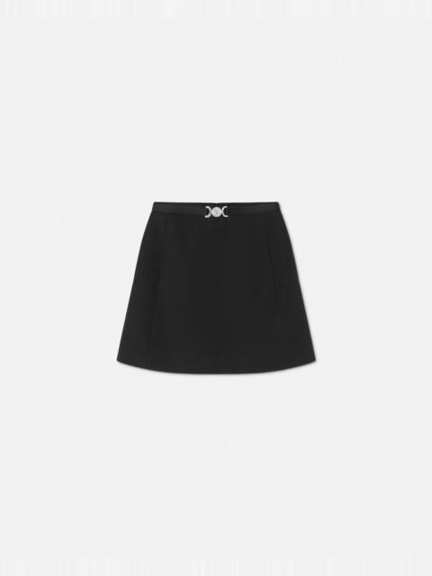 VERSACE Medusa '95 Grain de Poudre Mini Skirt