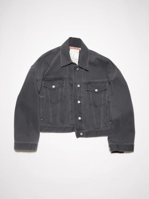 Acne Studios Denim jacket - Relaxed cropped fit - Dark grey