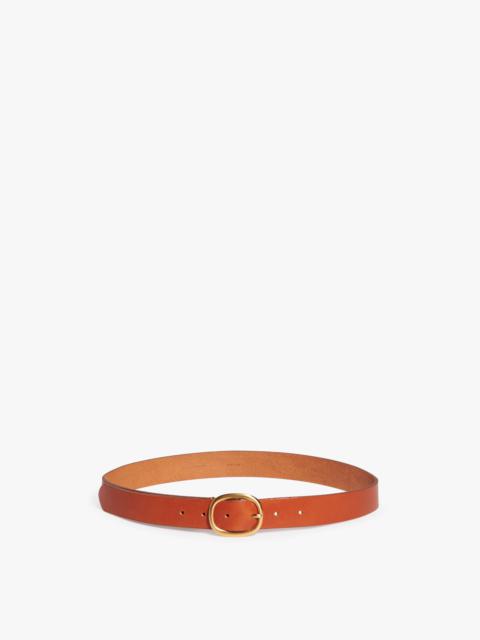 Victoria Beckham Classic Belt in Cognac
