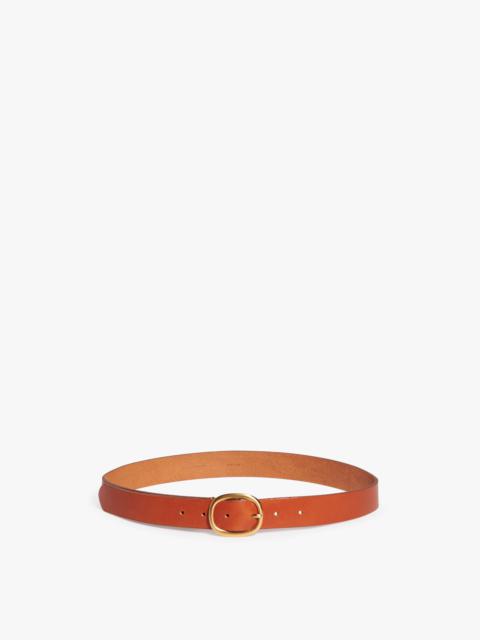 Victoria Beckham Classic Belt in Cognac