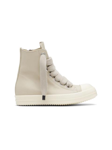 Rick Owens Beige Temple Jumbolace Sneakers