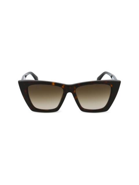 Alexander McQueen tortoiseshell cat-eye sunglasses