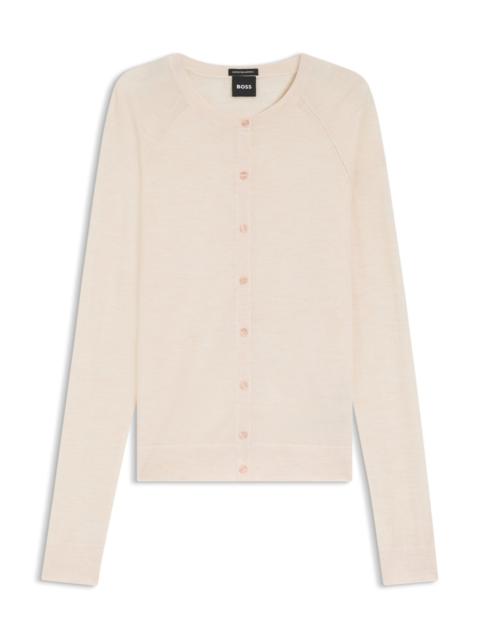 BOSS SUPERFINE MERINO WOOL CARDIGAN