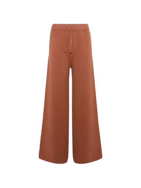 Yves Salomon knit wide-leg trousers