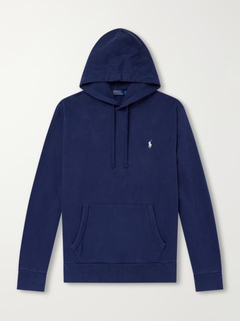 Polo Ralph Lauren Logo-Embroidered Cotton-Jersey Hoodie