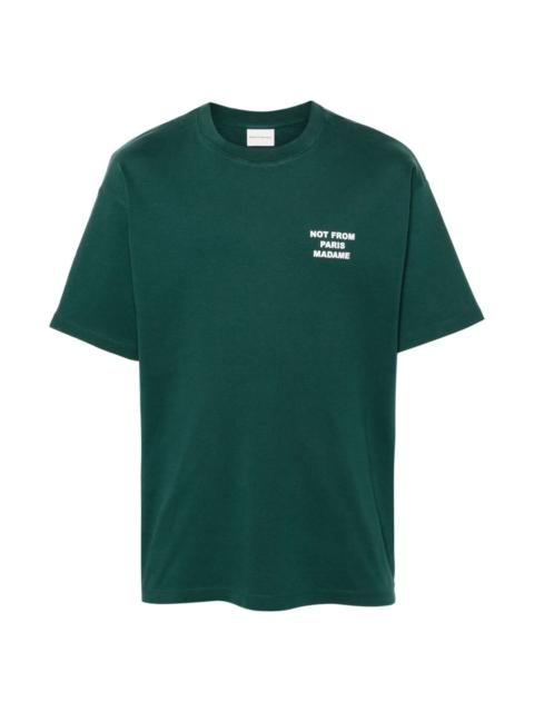 Drôle de Monsieur Cotton T-shirt with logo