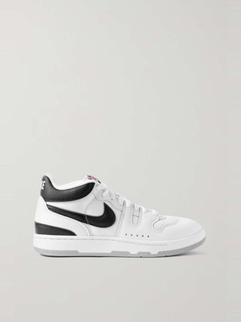 Mac Attack leather and mesh sneakers