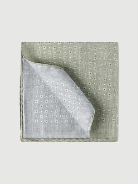 Brunello Cucinelli Silk patterned pocket square