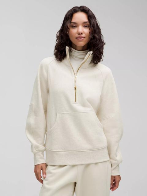 Scuba Oversized Funnel-Neck Half Zip
