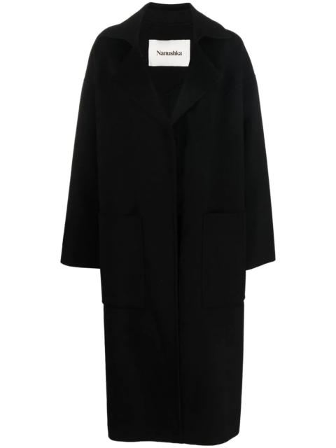 Nanushka Alamo single-breasted wool coat