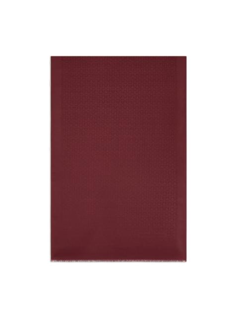 FERRAGAMO jacquard-logo scarf