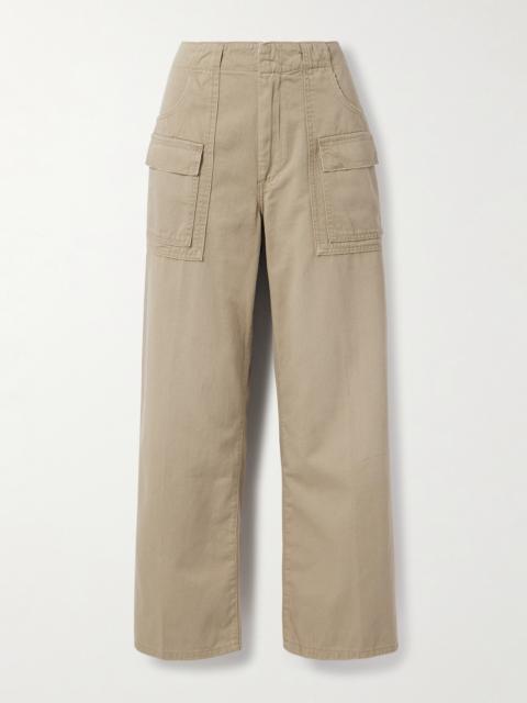 RE/DONE The Arizona Cotton-twill Wide-leg Cargo Pants