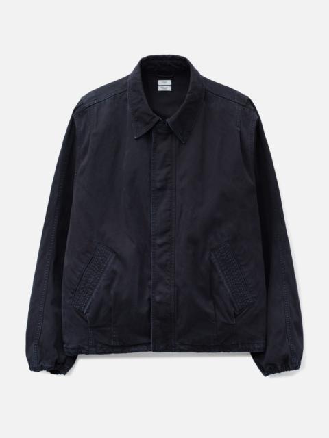YOKE PEACHED COTTON TWILL GARMENT-DYE BALLOON SILHOUETTE BLOUSON