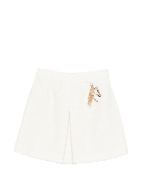EMPORIO ARMANI logo-plaque mini skirt