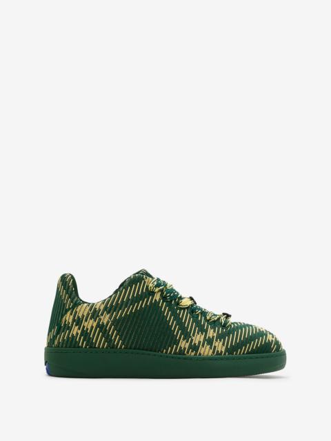 Burberry Check Knit Box Sneakers