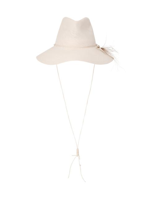 Zimmermann GLAZED STRAW COLLAPSIBLE HAT