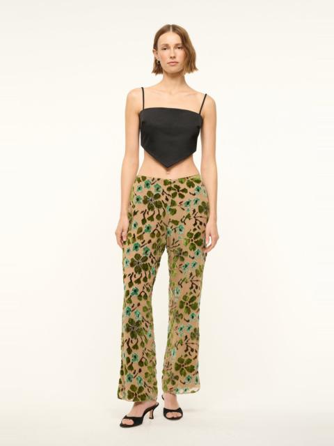 STAUD STAUD AVOLA PANT MOSS FLORAL TAPESTRY