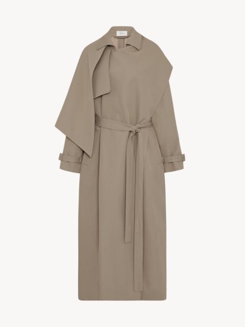 The Row Hellen Coat in Cotton and Nylon