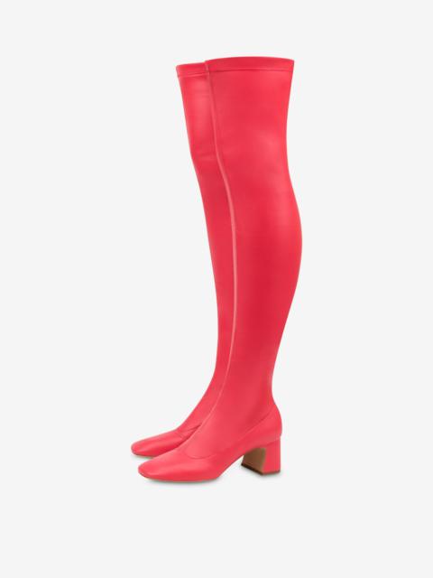 Moschino OVER-THE-KNEE STRETCH BOOTS