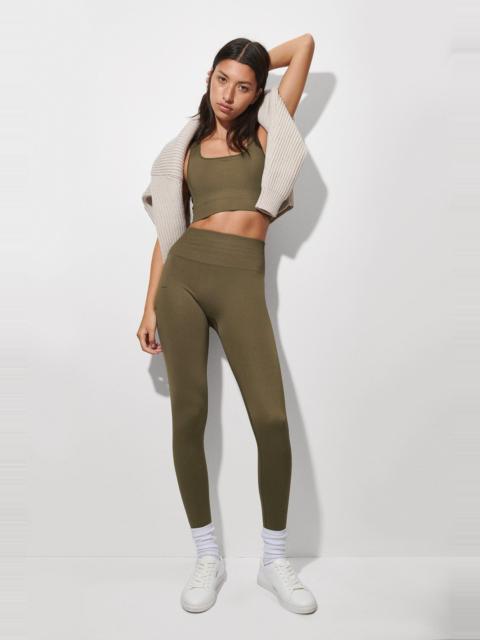 PANGAIA Women's Plant-Stretch Compressive Leggings - Soil Brown