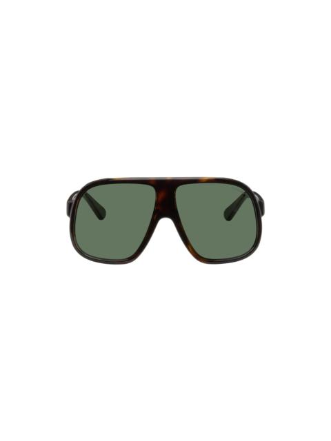 Moncler Tortoiseshell Diffractor Sunglasses