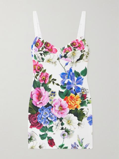 Dolce & Gabbana Floral-print Woven Mini Dress