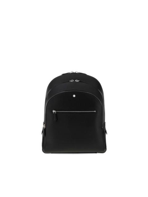 Montblanc medium grained calf leather backpack