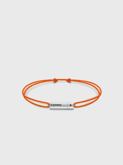 le gramme 5G CABLE ORANGE CORD BRACELET