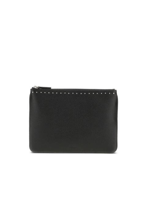 Valentino leather clutch bag