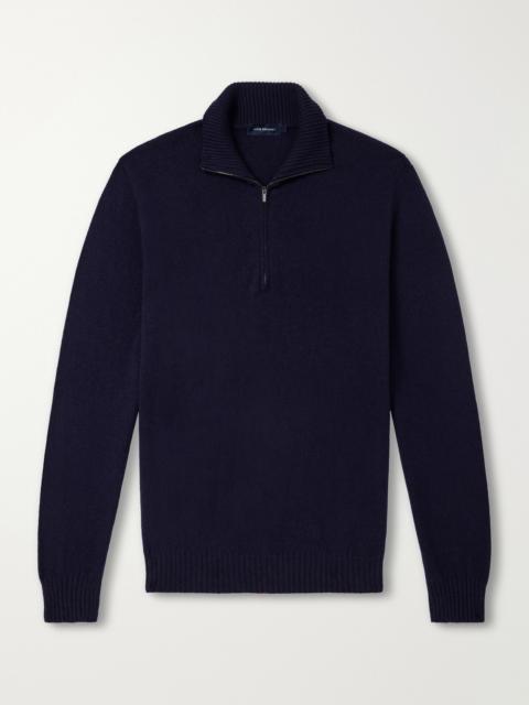 THOM SWEENEY Cashmere Half-Zip Sweater