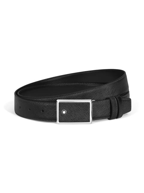 Montblanc 30 MM REVERSIBLE BELT IN SARTORIAL LEATHER WITH PLATE BUCKLE