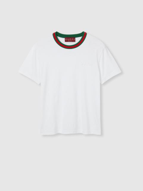 GUCCI Jersey T-shirt with Web