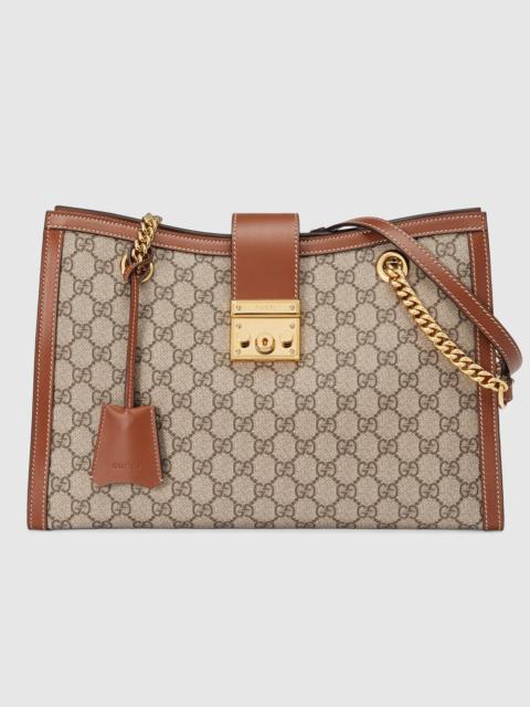 GUCCI Padlock medium GG shoulder bag