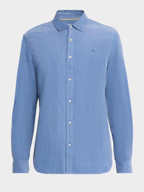 SCOTCH & SODA Men's Lightweight Corduroy Classic-Fit Button-Down Shirt