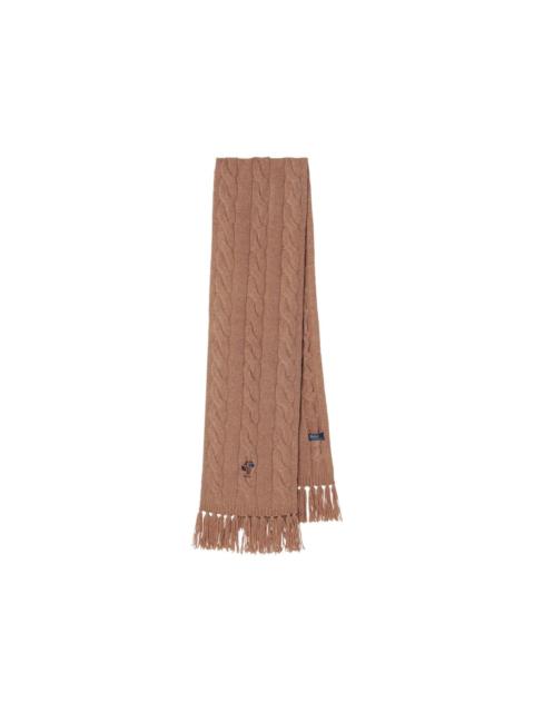 Polo Ralph Lauren Polo Bear cable-knit scarf