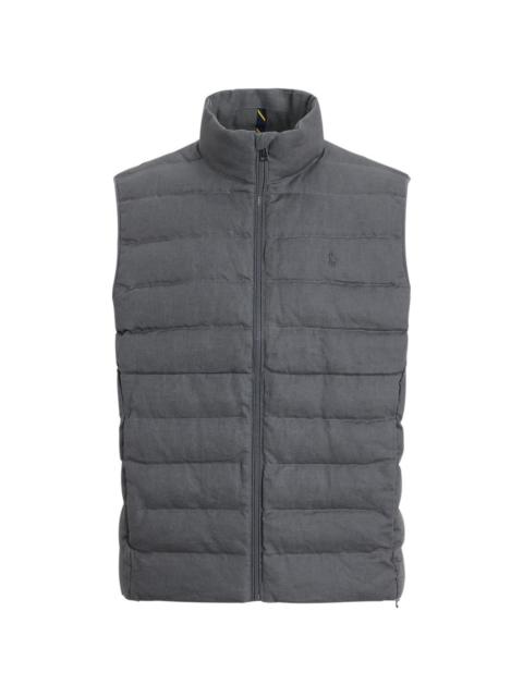 Polo Ralph Lauren woven quilted linen gilet