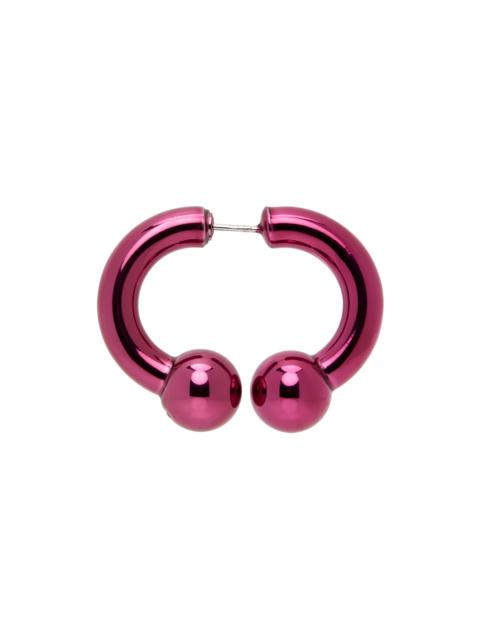 Pink Boule Single Earring
