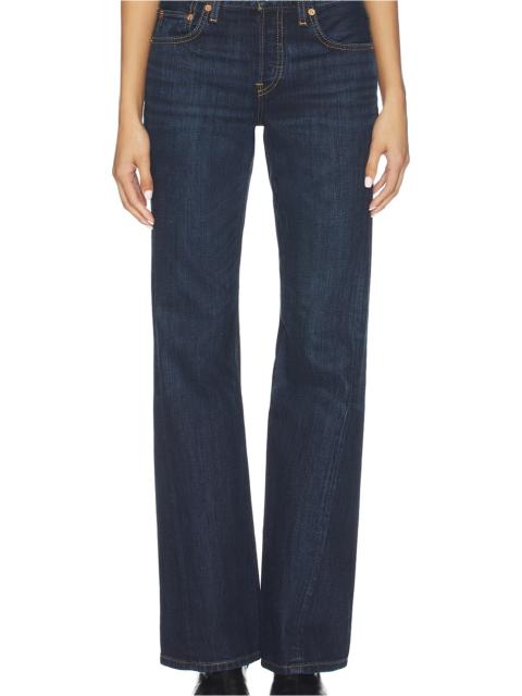 Twisted Mid Rise Bootcut Jeans