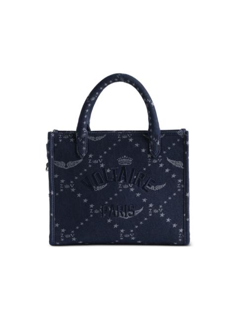 Zadig & Voltaire Angel monogram denim tote bag