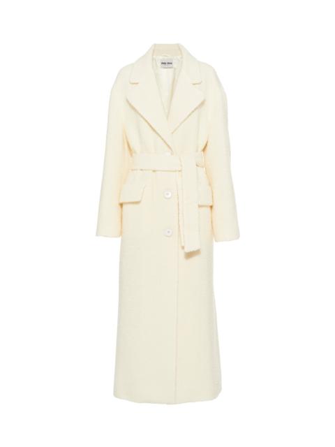 Miu Miu Single-breasted bouclé coat