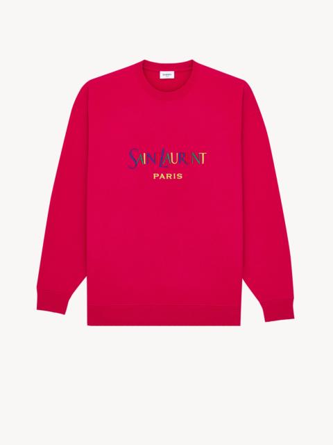 SAINT LAURENT SAINT LAURENT PARIS SWEATSHIRT