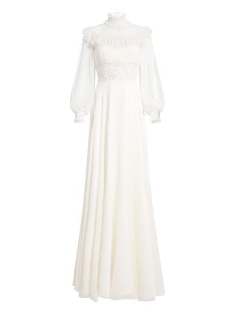 JENNY PACKHAM Arden ruffled maxi dress