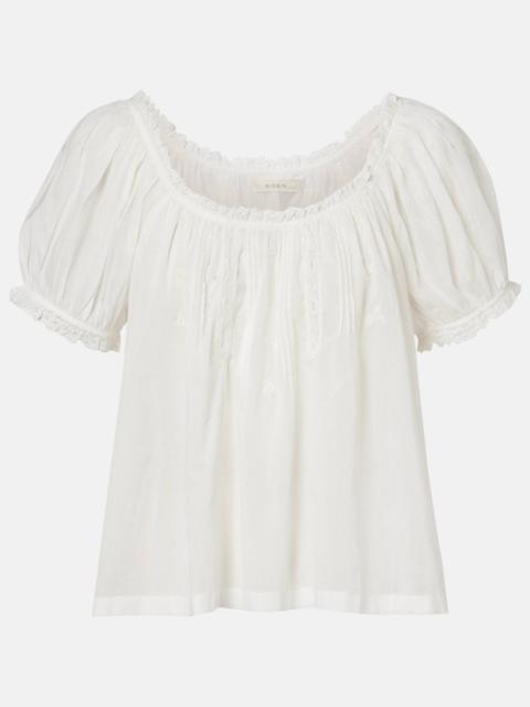 DÔEN Frederica cotton voile top