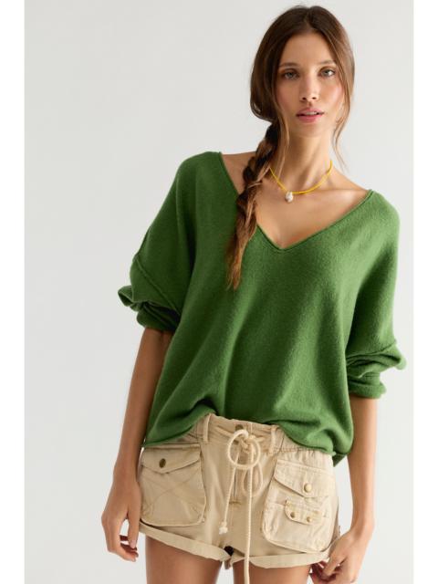 FREE PEOPLE See Me V-Neck Pullover